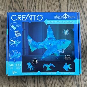 Light-Up Crafting Kit - Blue Shimmer Shark & Ocean Pals